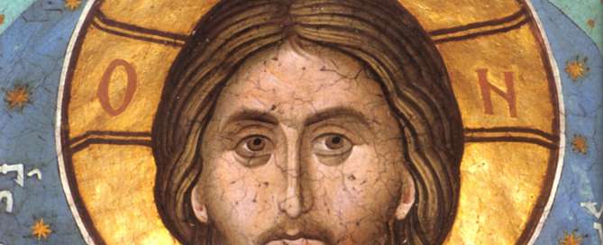 Nicefor Pustelnik (Jezus Pantokrator, fresk, klasztor Watopedi, Góra Athos, Grecja)